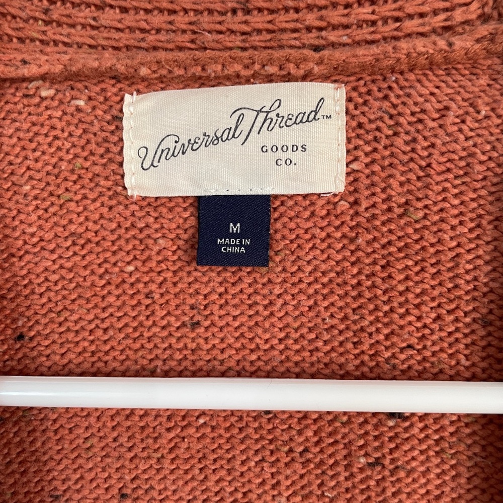 Universal Thread Women's Speckled Rust Cardigan - image 2